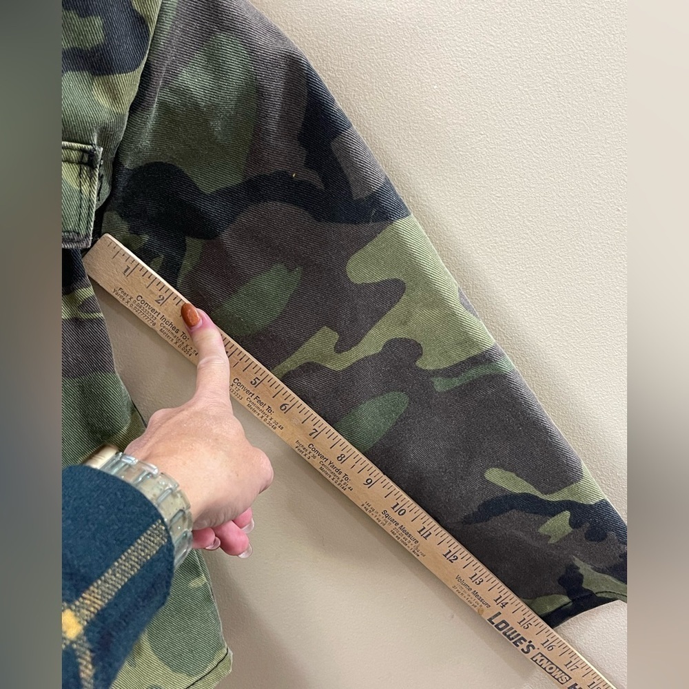 Vintage Pointer Brand Boys Green Camo Long Sleeve Jacket - Picture 5 of 7